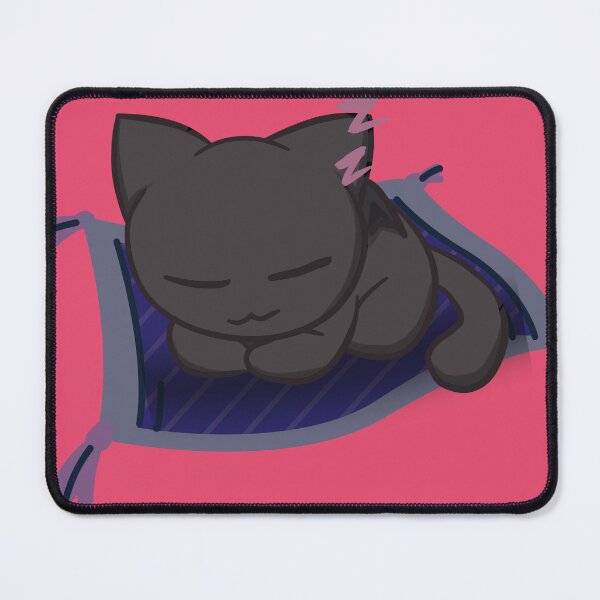 Item preview, Magic Carpet Cat | Anime cat Sleeping | Cute Cat Emote designed and sold by BBMarioni.