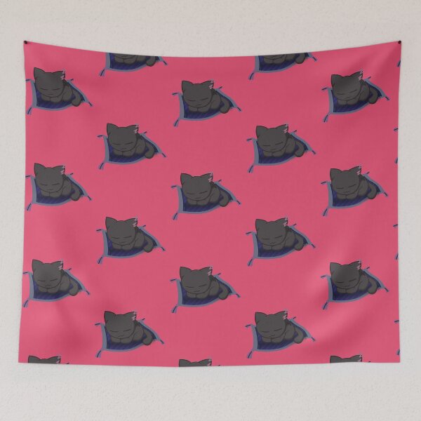 Item preview, Magic Carpet Cat | Anime cat Sleeping | Cute Cat Emote designed and sold by BBMarioni.