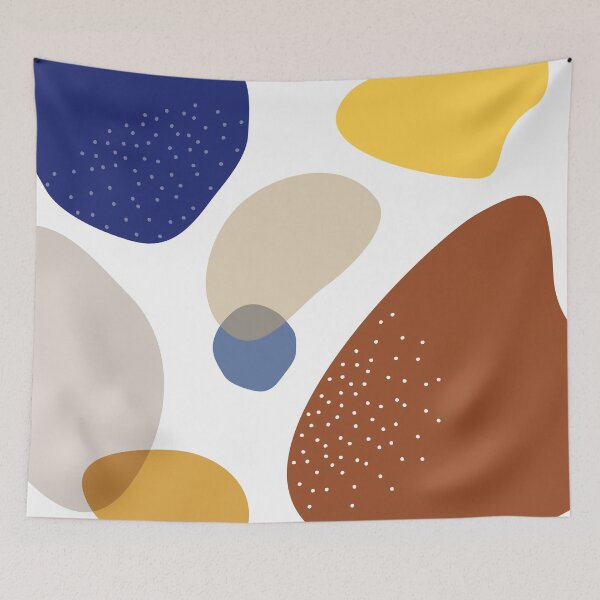 Item preview, Colorful modern abstract shapes pattern design designed and sold by GraphicDream.