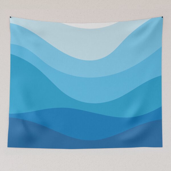 Item preview, Abstract Waves Background Water Waves Retro Pattern Design designed and sold by anjanaartz.
