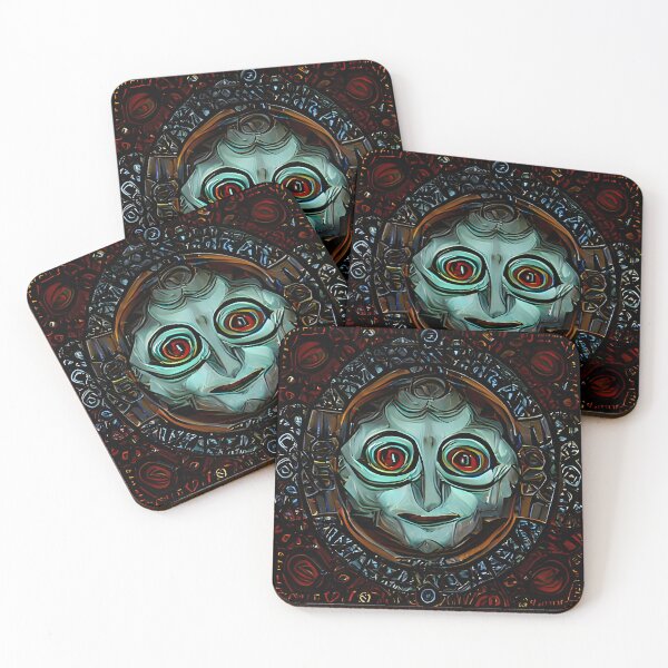 Item preview, Inca Alien Face designed and sold by PlacidHinds.