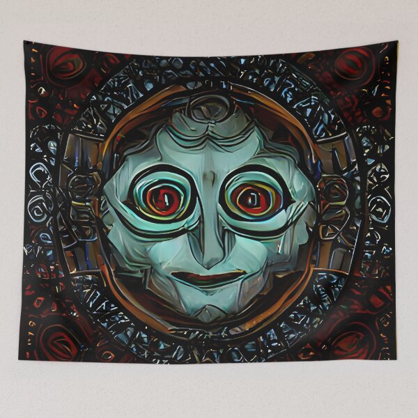 Item preview, Inca Alien Face designed and sold by PlacidHinds.