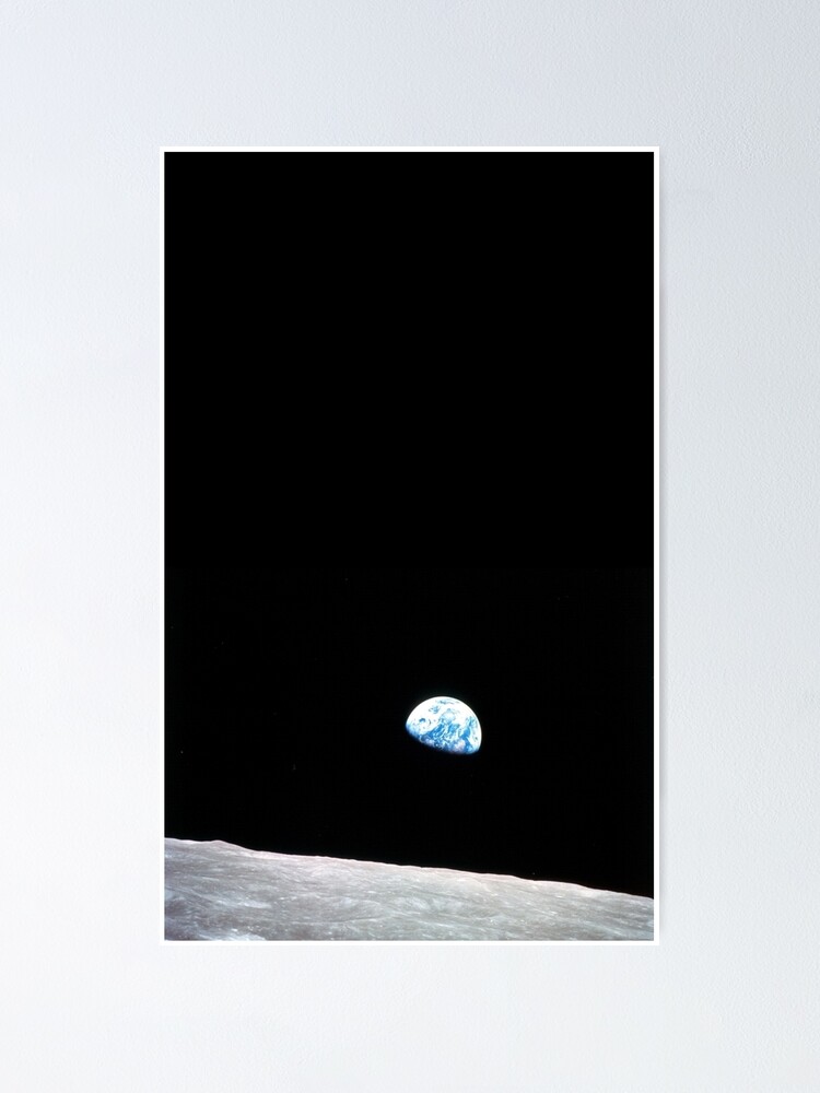 Thumbnail 1 of 3, Poster, Earth Rise designed and sold by Roox.