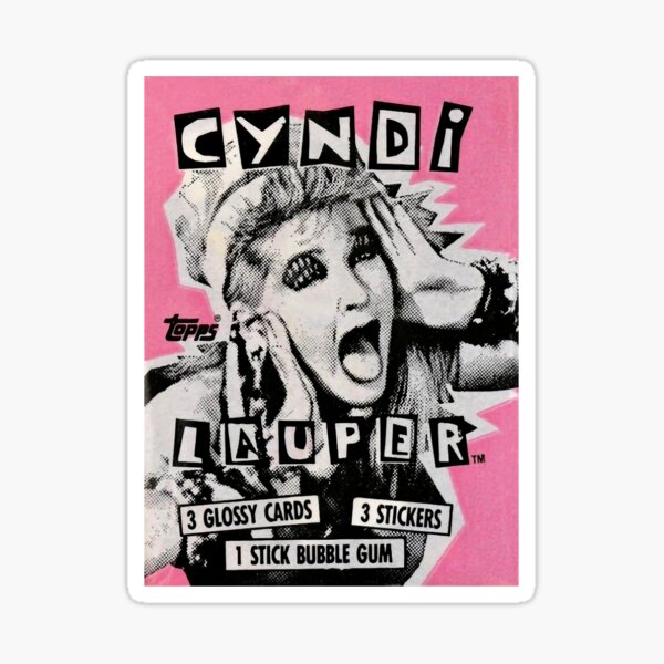 Cyndi Lauper Sticker For Sale By Swordart22 Redbubble 