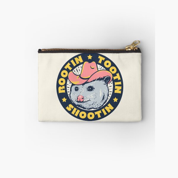Item preview, Rootin Tootin Shootin | Possum Cowboy Advice | Space Cowgirl Country Style | Possum Pet Mat Bandana Opossum | Dark Frame designed and sold by Any Color Designs.