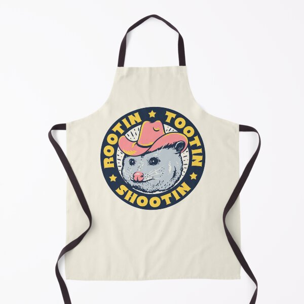 Item preview, Rootin Tootin Shootin | Possum Cowboy Advice | Space Cowgirl Country Style | Possum Pet Mat Bandana Opossum | Dark Frame designed and sold by Any Color Designs.