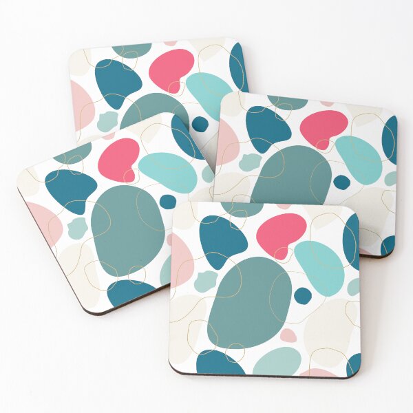Item preview, Colorful modern abstract shapes pattern design designed and sold by GraphicDream.