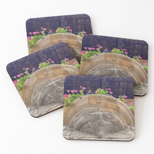 Item preview, Bottom of a stone balcony with flowers designed and sold by Ponted.