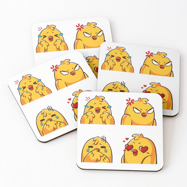 Item preview, cute chicken and cat design designed and sold by Mamichiki.