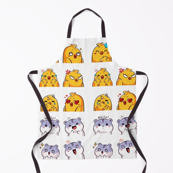 Item preview, cute chicken and cat design designed and sold by Mamichiki.