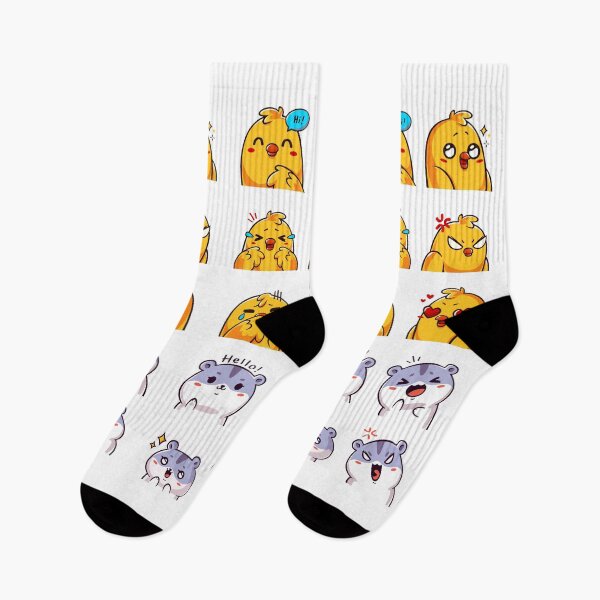 Item preview, cute chicken and cat design designed and sold by Mamichiki.