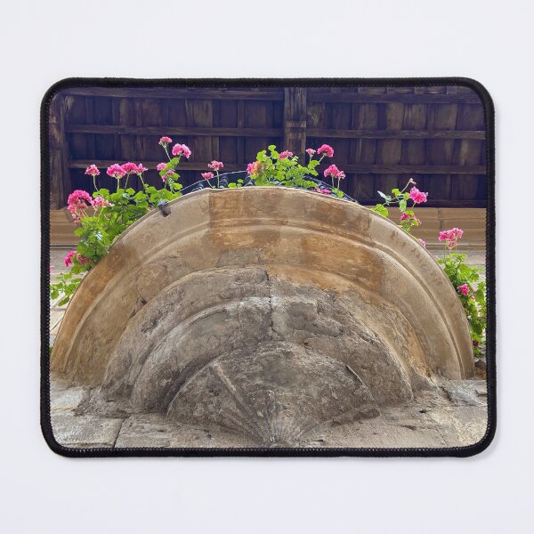 Item preview, Bottom of a stone balcony with flowers designed and sold by Ponted.