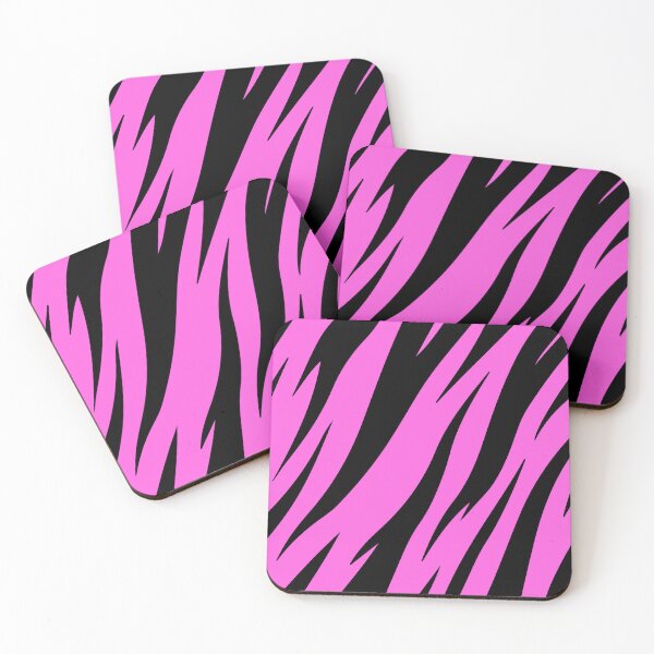 Item preview, Tiger Skin Pattern With Pink Background designed and sold by anjanaartz.