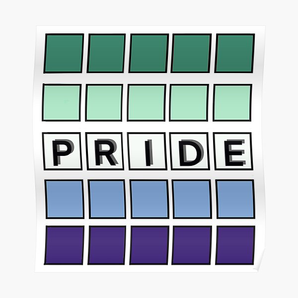 Mlm Pride Flag Squares Poster For Sale By Aak Art Redbubble 1186