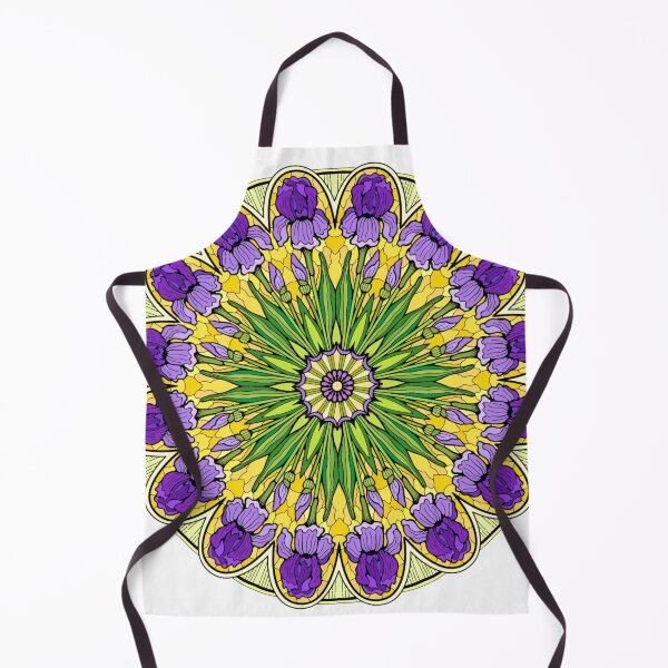 Item preview, Purple Iris Mandala designed and sold by Slh69.
