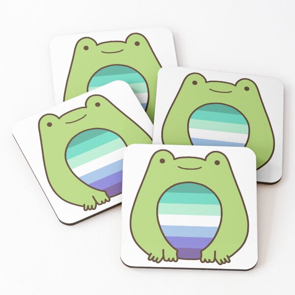 Aperçu de l'œuvre Grenouille drapeau de la Gay Pride (7 bandes) créée et vendue par FrogsInTheDale.