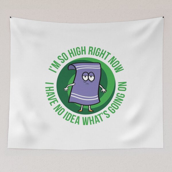 Item preview, I Love Towelie green designed and sold by BadgerDrew.