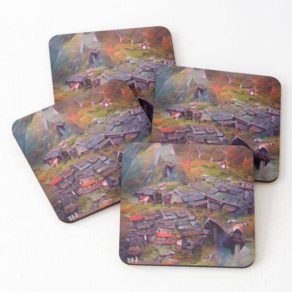 Item preview, Village | Artificial Inteligence Generated Art designed and sold by AllAboutAI.