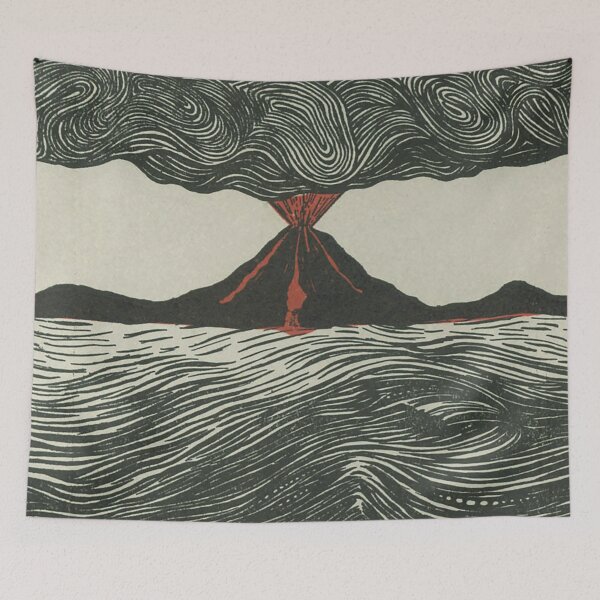 Item preview, Cover illustration for The Eruption of Mount Pelee - Vintage Art designed and sold by RickE.