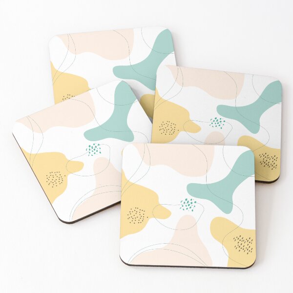 Item preview, Colorful modern abstract shapes pattern design designed and sold by GraphicDream.