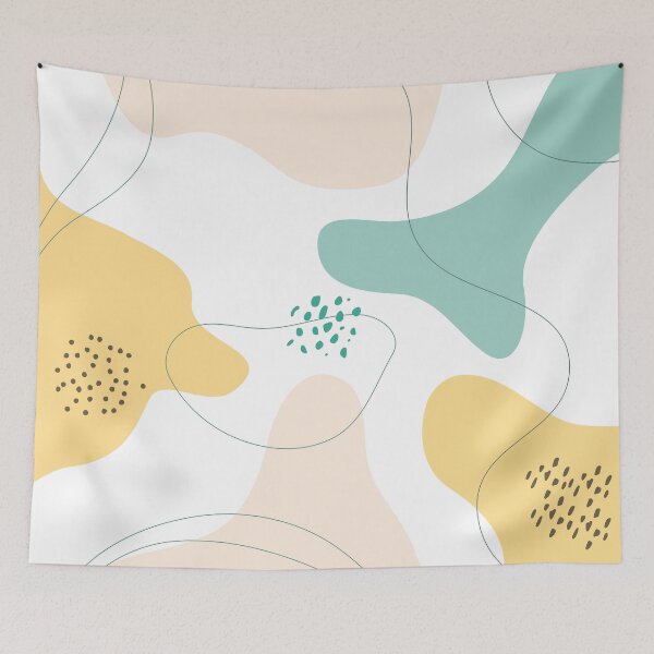 Item preview, Colorful modern abstract shapes pattern design designed and sold by GraphicDream.