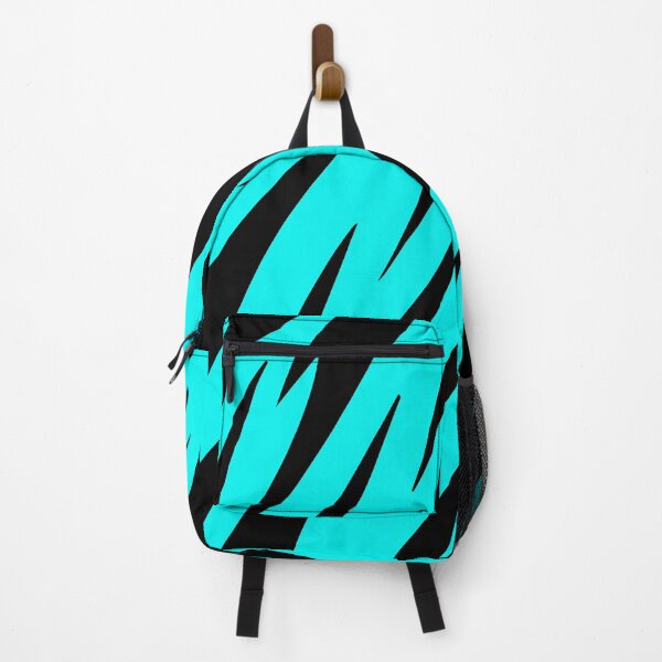 Item preview, Copy of Tiger Skin Pattern With Cyan Background designed and sold by anjanaartz.