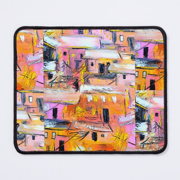 Item preview, Sky city, edited part of oil painting by MariDani Art, #2 designed and sold by MariDaniArt.