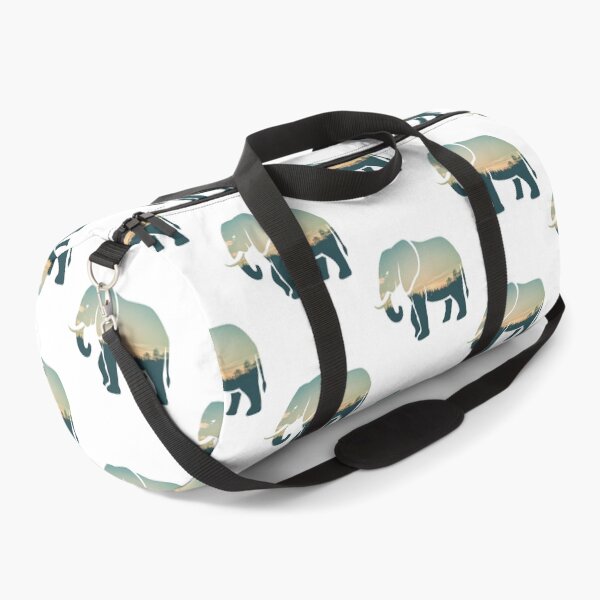 Item preview, Colorful Forest Trees Under Calm Sky Elephant | Cute Elephant designed and sold by BopleDesigns.