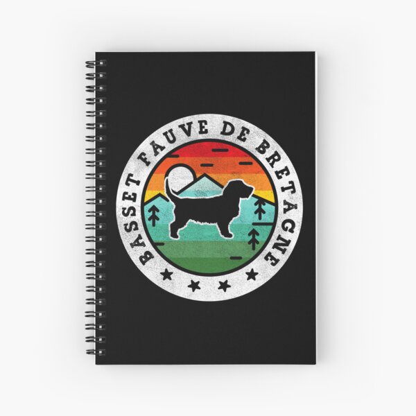Aperçu de l'œuvre Basset Fauve de Bretagne Retro Summer Vintage créée et vendue par rafaeltto.