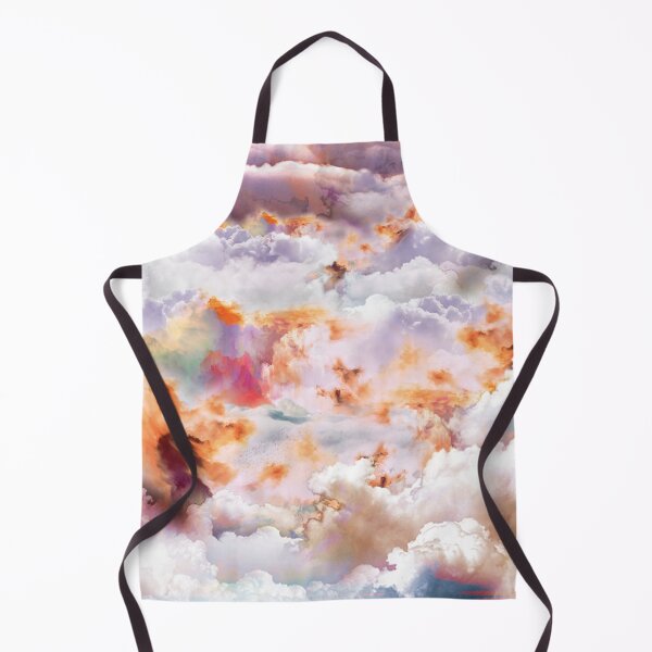 Item preview, Orange and white clouds designed and sold by Marnple.