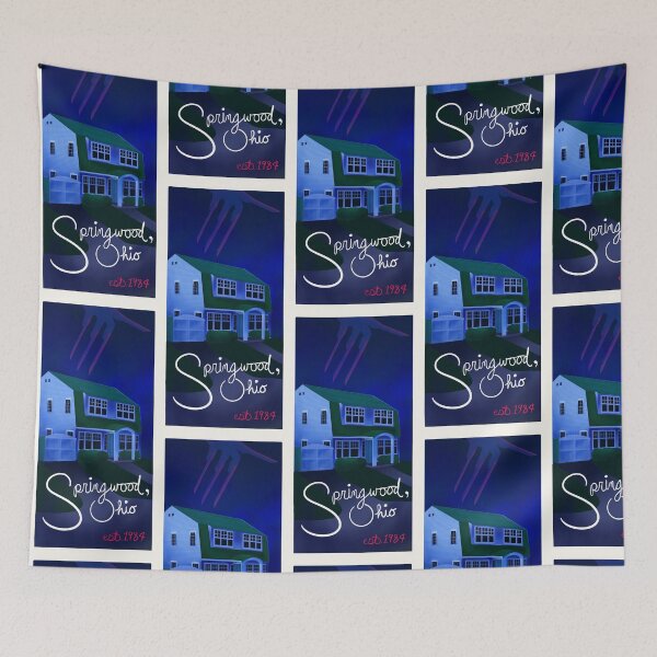 Item preview, Springwood Ohio Postcard Illustration designed and sold by erinfrizzell.