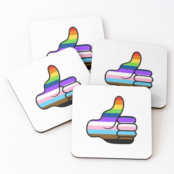 Item preview, Gay Pride Rainbow Thumbs Up designed and sold by Adam Regester.