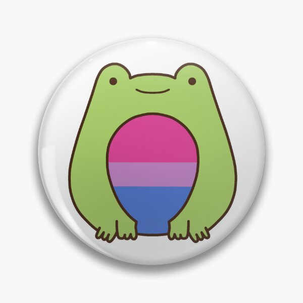 Item preview, Bisexual Pride Flag Frog designed and sold by FrogsInTheDale.