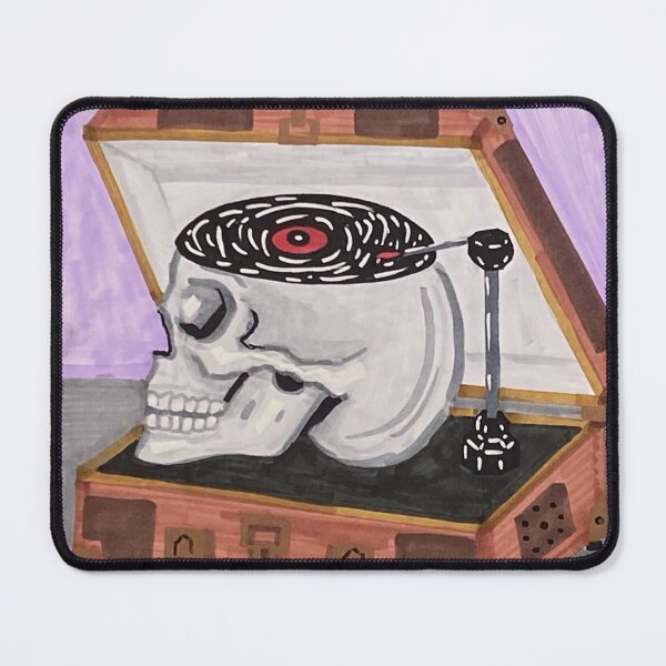 Item preview, skull record player  designed and sold by ThisisErosion.