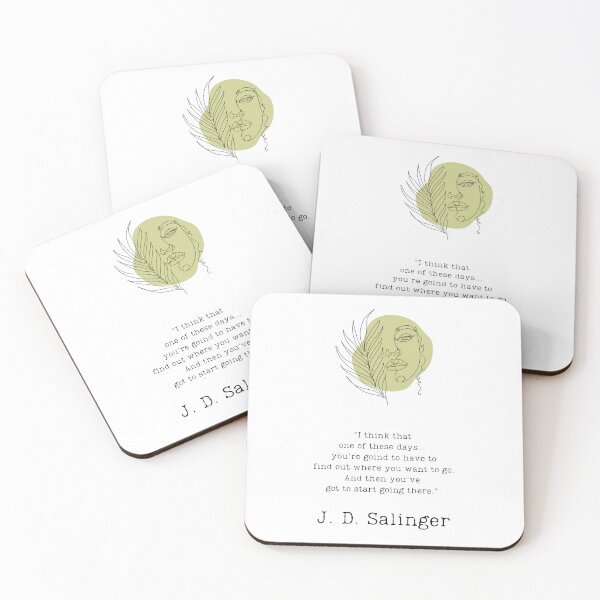 Item preview, "Where you want to do" - J.D. Salinger designed and sold by BookberryGarden.