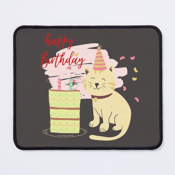 Item preview, happy birthday cat designed and sold by EMIPRINCESS.