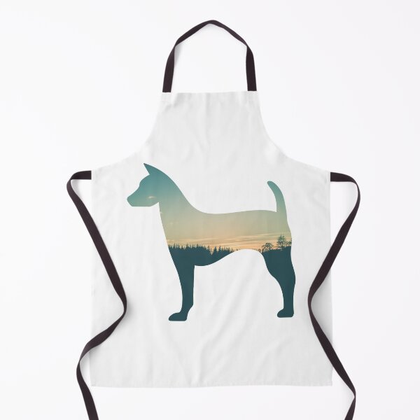 Item preview, Árboles forestales coloridos bajo el cielo tranquilo Perro | Perro mono designed and sold by BopleDesigns.