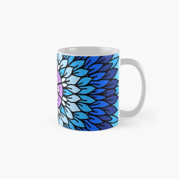 Blue Petals Classic Mug