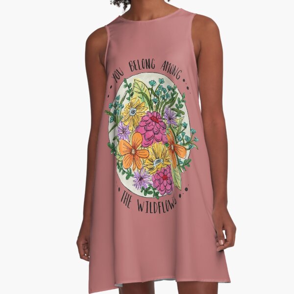 You Belong Among the Wildflowers A-Line Dress