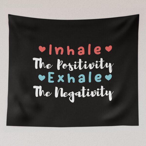 Item preview, Inhale The Positivity Exhale The Negativity designed and sold by Aimyashoppy.