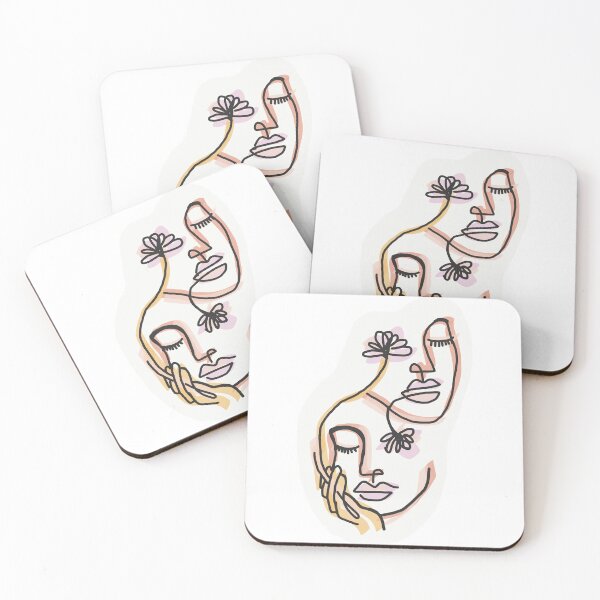 Item preview, simple face with flowers designed and sold by EricBatuso.