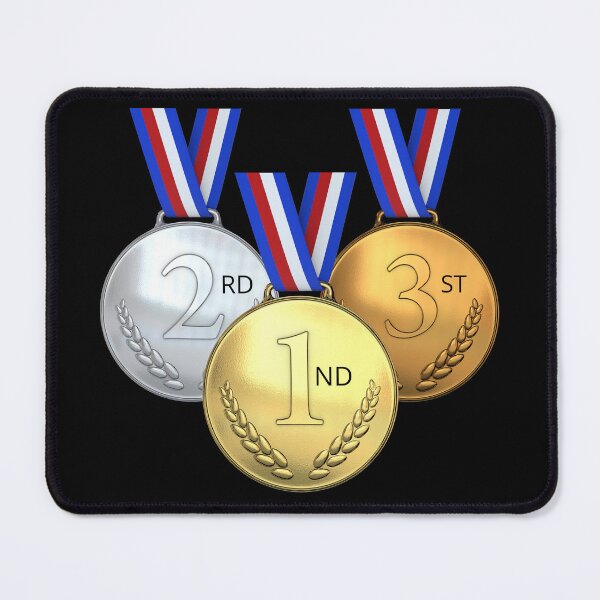 Item preview, 3st, 2rd,1nd, Funny Confusing Sports Medals. designed and sold by Artomobiles.