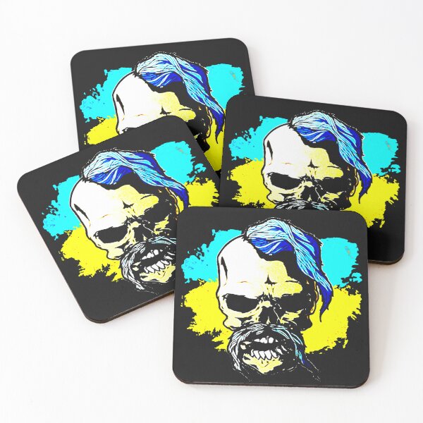 Item preview, Ukrainian Flag Skull Cossack Perfect For Ukraine Lovers designed and sold by andsha4217.