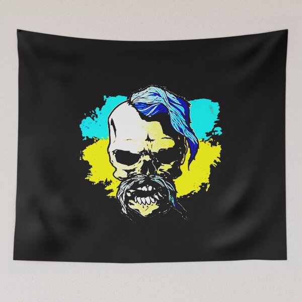 Item preview, Ukrainian Flag Skull Cossack Perfect For Ukraine Lovers designed and sold by andsha4217.