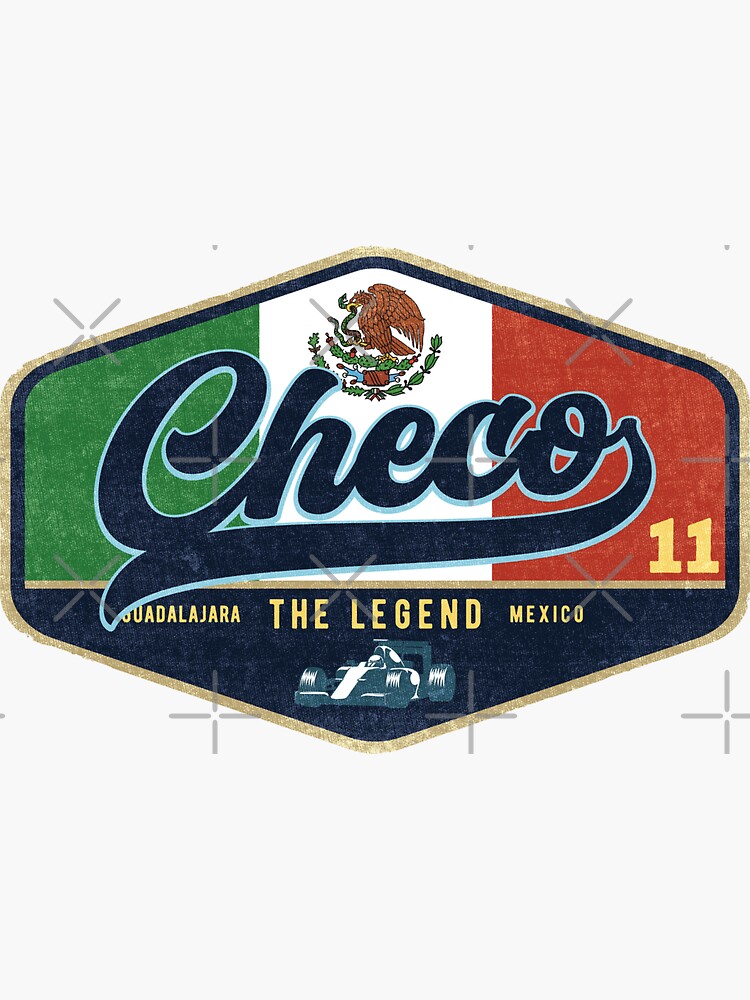 "Checo Perez Mexico Racing Badge" Sticker for Sale by Numero14 Redbubble
