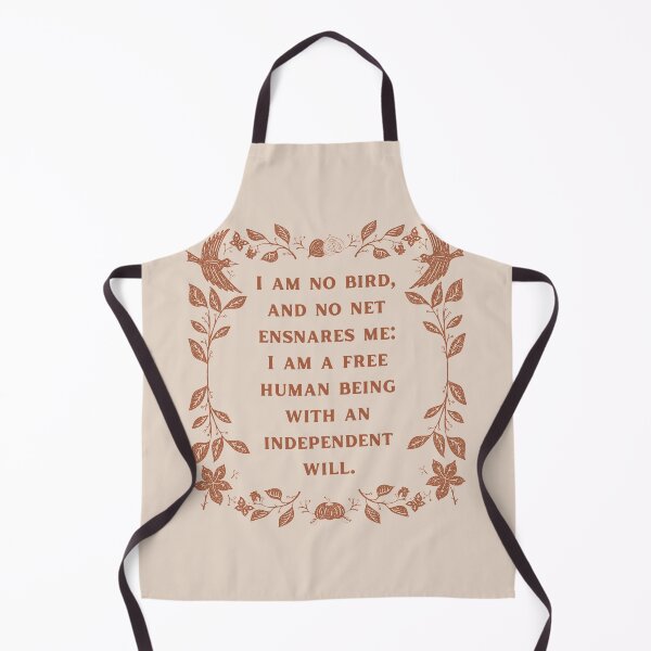 Item preview, ‘I am no bird; and no net ensnares me: I am a free human being with an independent will.’ - Charlotte Brontë, Jane Eyre Quote designed and sold by violet-hope.