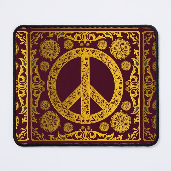Item preview, Peace Dark Burgundy designed and sold by rootzero.