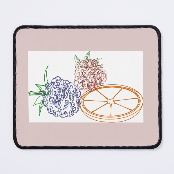 Item preview, berries blackberry raspberry and orange designed and sold by Zhanna Lenivaya.
