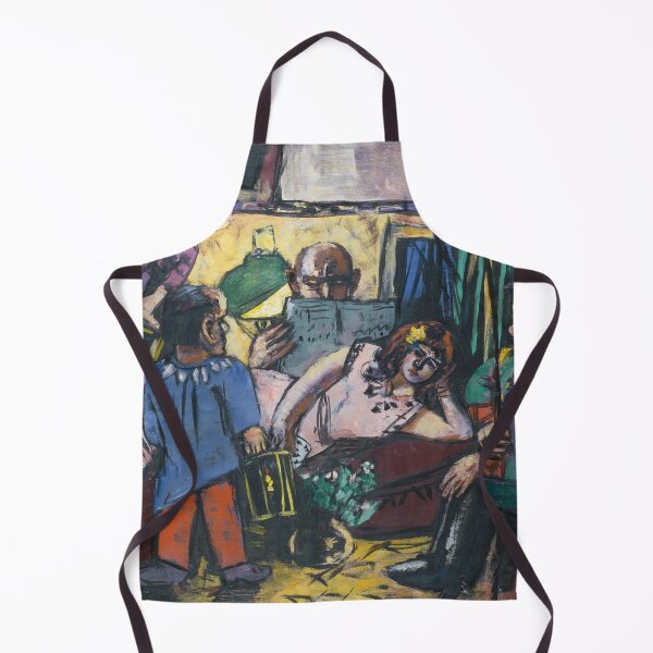 Item preview, Max Beckmann circus wagon 1940, expressionist painting, art history designed and sold by Mauswohn.