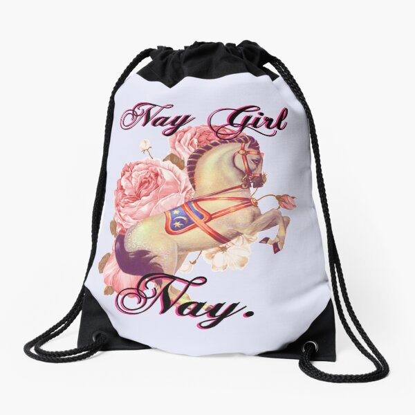 Nay Girl Nay Drawstring Bag